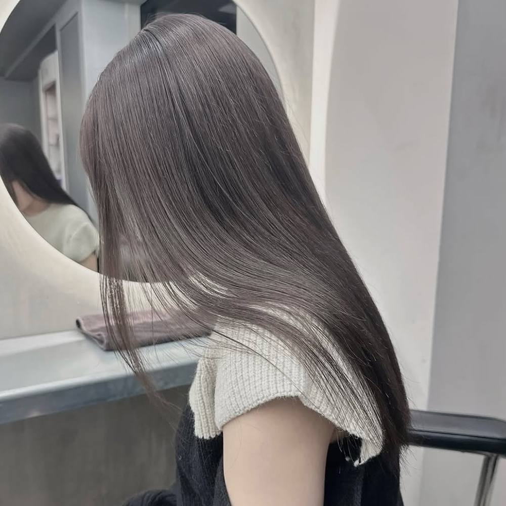 秋冬髮色 鐵灰 顯白
