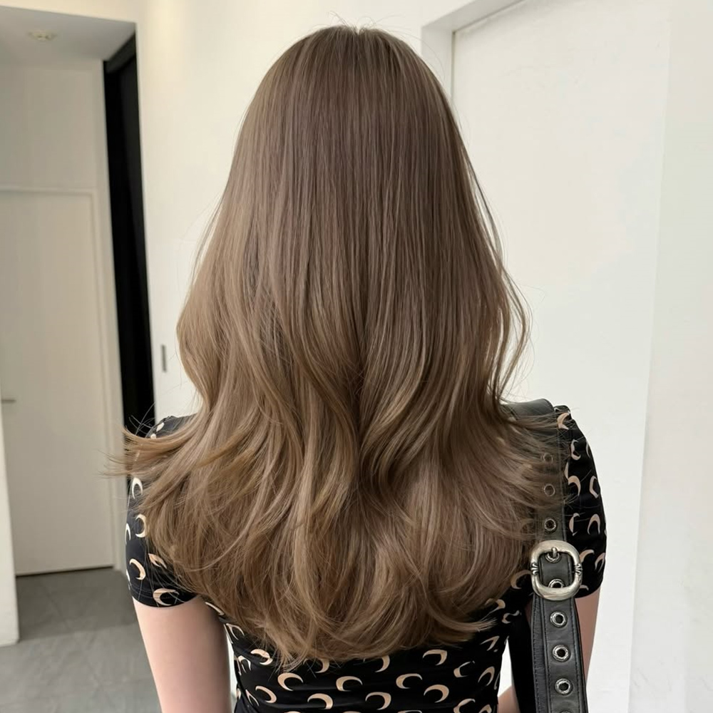 免漂茶棕髮色 奶茶棕