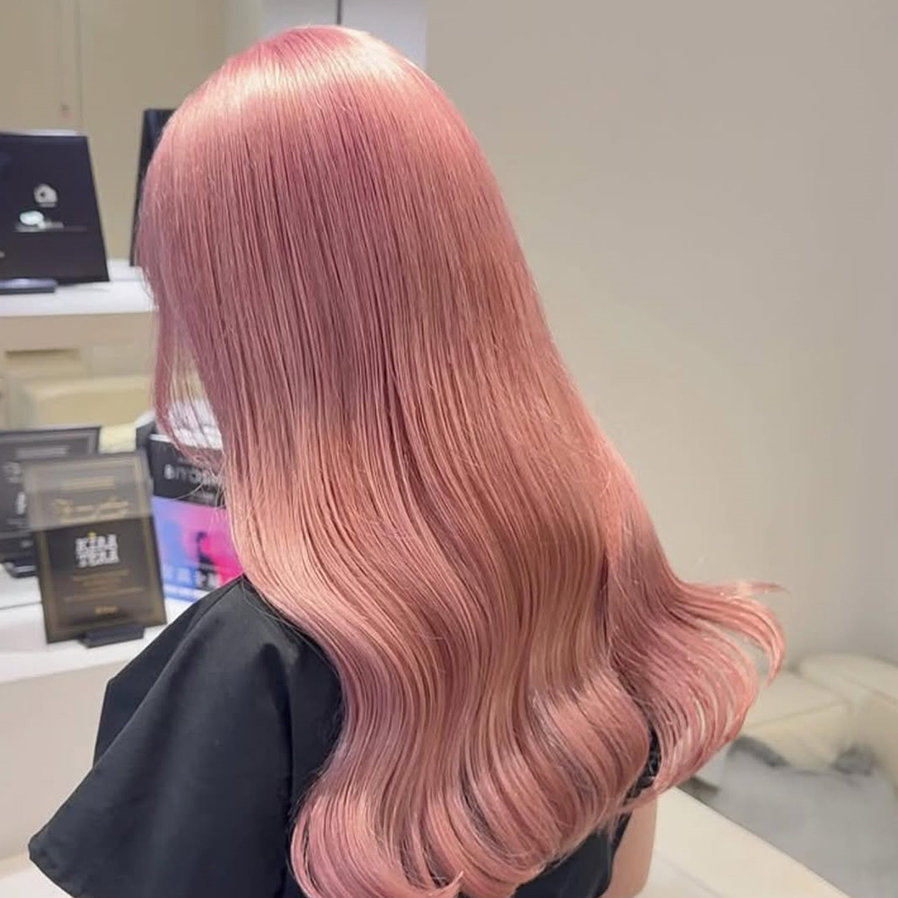 茶棕髮色 玫瑰奶茶棕